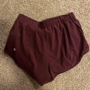 Maroon Lululemon mesh shirt size 6